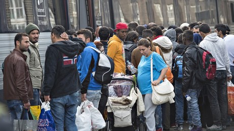 Des migrants en Europe