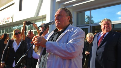 Gérard Depardieu lors de la cérémonie d'inauguration