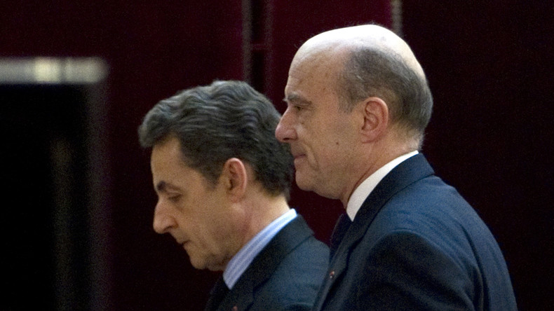 Nicolas Sarkozy et Alain Juppé en 2012